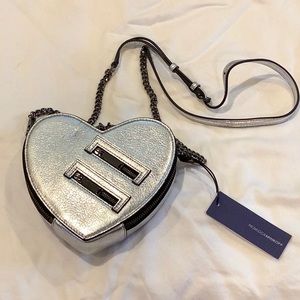 Rebecca Minkoff Crossbody Heart Bag.